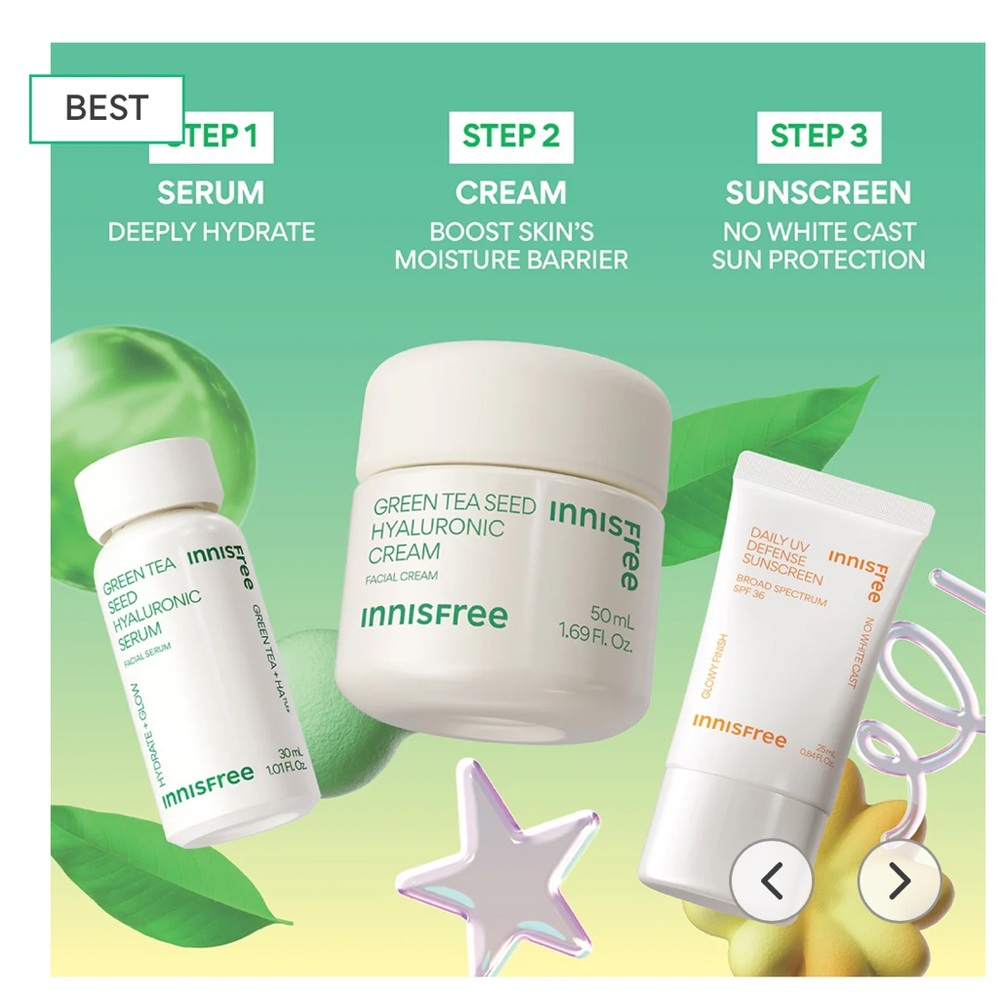 Innisfree hydrate and protect set limited edition korean skin care set - Picture 2 of 16